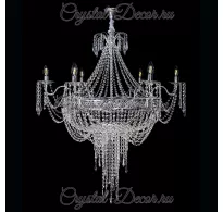 Люстра хрустальная Версаль рожковая 017 на 12 ламп